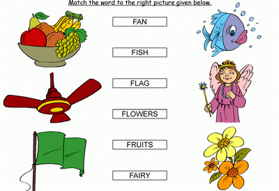 Match The Words Starting With F