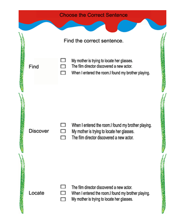 Correct Sentences 20 Sheet