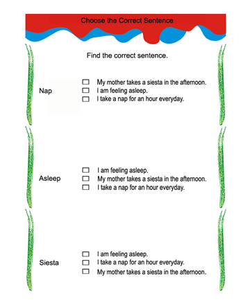 Correct Sentences 25 Sheet