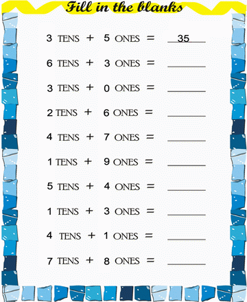 Fill In The Blanks 1 Sheet