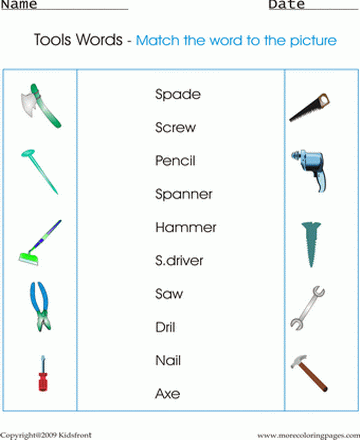 Tools Sheet