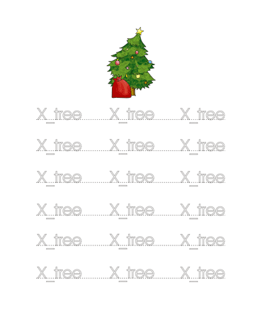 X Tree Word Worksheet Sheet