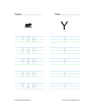 Letter Y Words Worksheet Sheet
