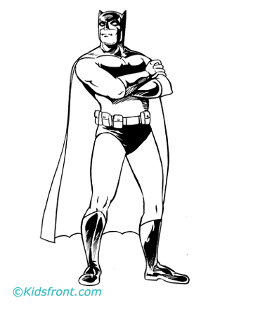  Coloring Pages on Print Colored Image Of Batman Coloring Batman Page Fro Kids