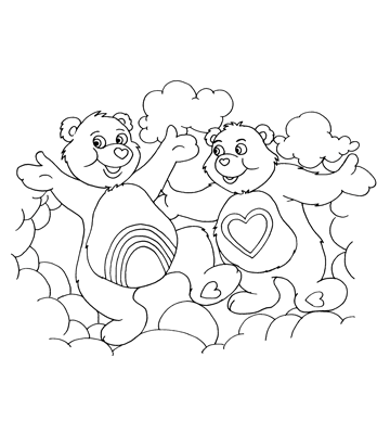 Care Bear Coloring on Care Bear Coloring Pages Printable