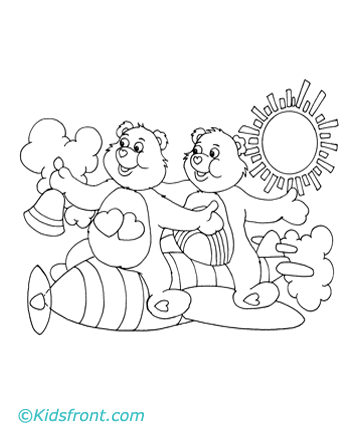 Care Bear Coloring Pages on Care Bear Coloring Pages Printable