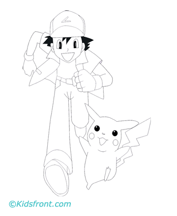 Pikachu Coloring Pages on Is The Picture Of Pokemon And Pikachu  They Are Very Popular In Kids