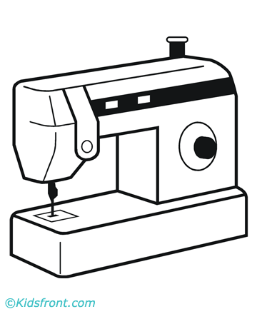23+ Sewing Machine Coloring Pages PNG