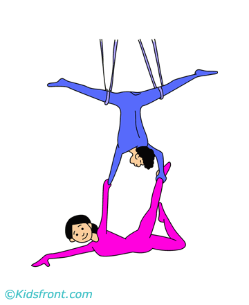 Acrobats Coloring Pages