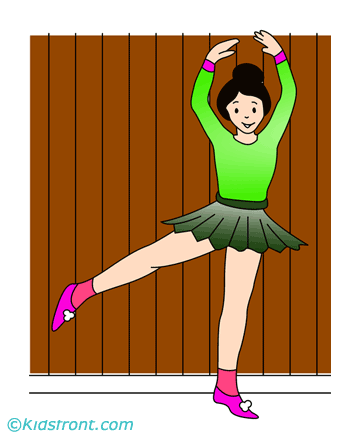Ballerina Beauty Coloring Pages