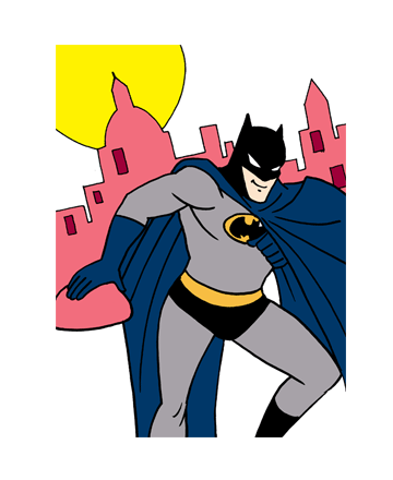 Batman Costume Coloring Pages