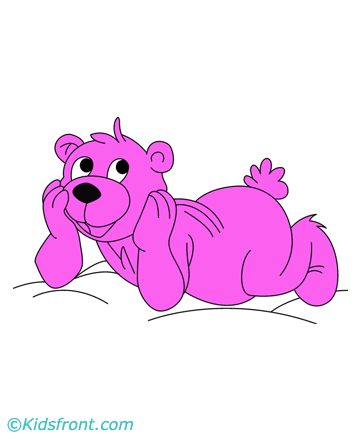 Naughty Bear Coloring Pages
