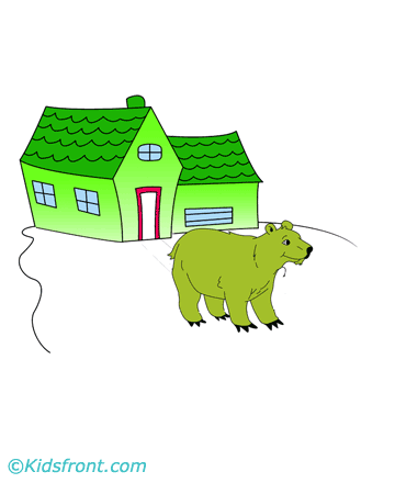 Bear Walk Coloring Pages