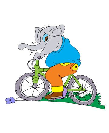 Mountain Bicycle Coloring Pages
