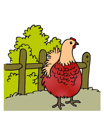 Hen 1 Coloring Pages