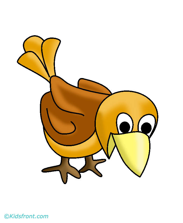 Little Bird Coloring Pages