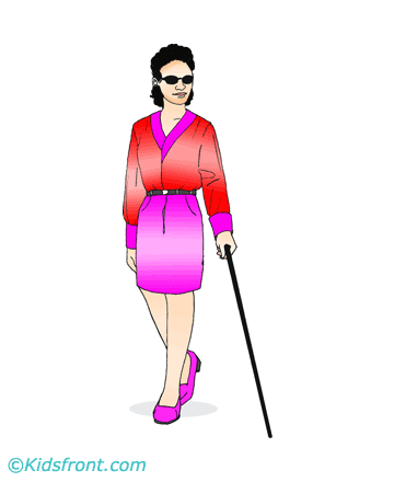Blind Coloring Pages