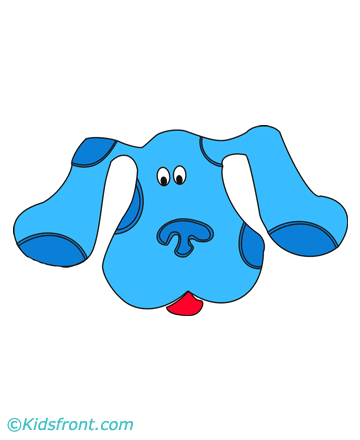 Blue Clues Coloring Pages