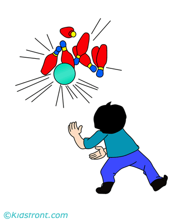 Nine Pin Bowling Coloring Pages