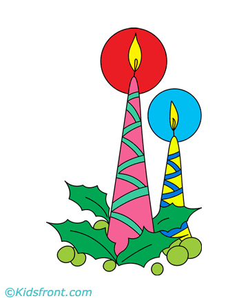 Wedding Candles Coloring Pages