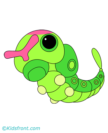 Caterpie Coloring Pages