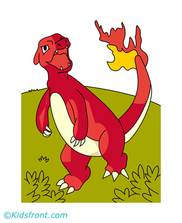 Charmeleon Coloring Pages