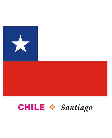 Chile Flag Coloring Pages