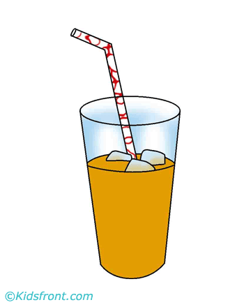 Cold Drink Coloring Pages