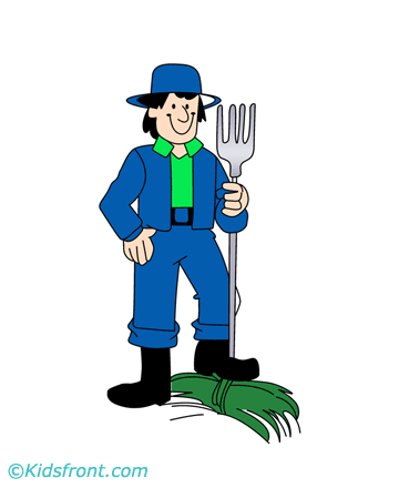 Farmer Coloring Pages