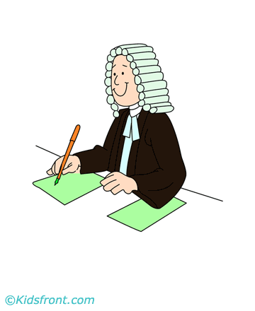 Judge Coloring Pages for Kids to Color and Print