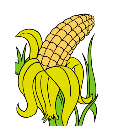 Corn1 Coloring Pages