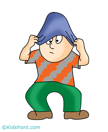 Boy Wearing Cap Coloring Pages
