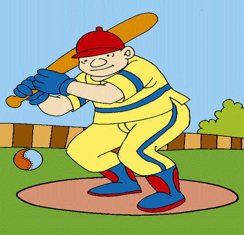 Playing Cricket Coloring Pages