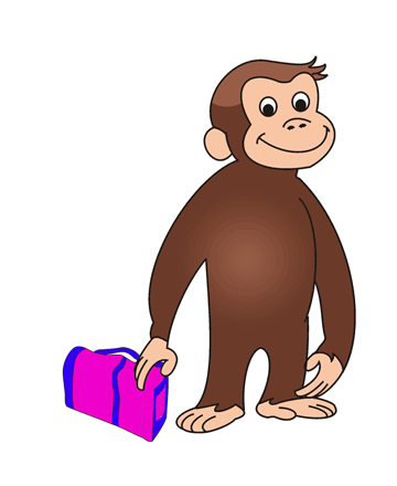 Curious George Coloring Pages