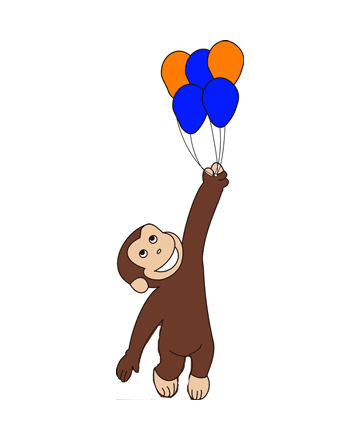 Birthday George Coloring Pages