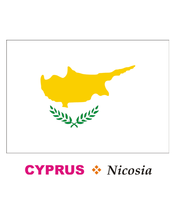 Cyprus Flag Coloring Pages
