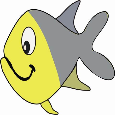Smiling Fish Coloring Pages