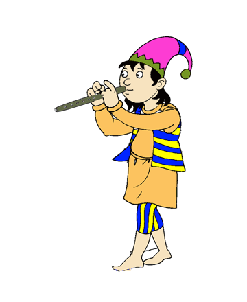 Flute Music Coloring Pages