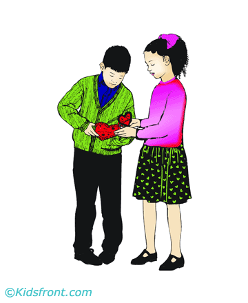 Girl And Boy Coloring Pages