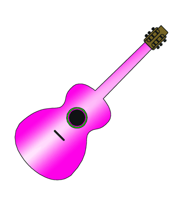 Guitar Coloring Pages