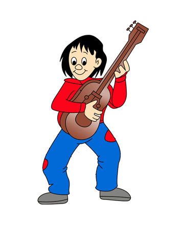 Guitar Master Coloring Pages
