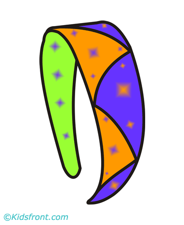 Hairband Coloring Pages