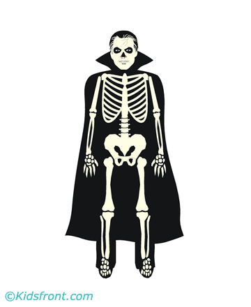 Halloween Skeleton Coloring Pages