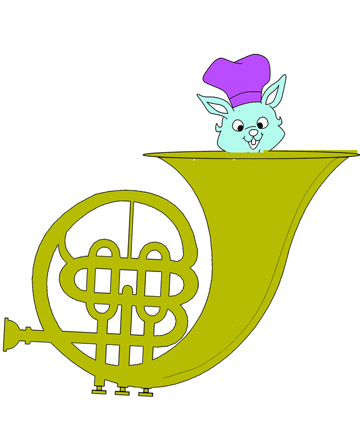 Musical Horn Coloring Pages