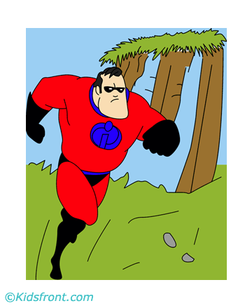 Mr Incredible Coloring Pages