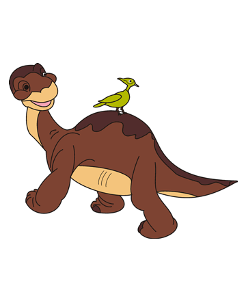 Littlefoot Coloring Pages