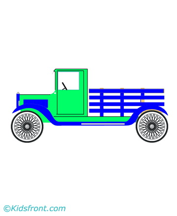 Lorry Coloring Pages