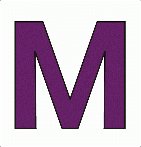 M-13th Alphabet Coloring Pages
