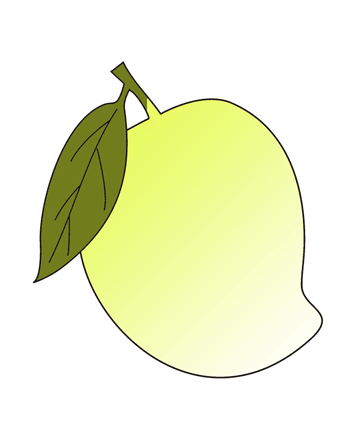 Mango Coloring Pages