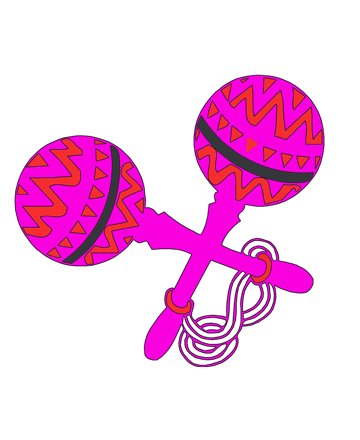 Maraca Picture Coloring Pages